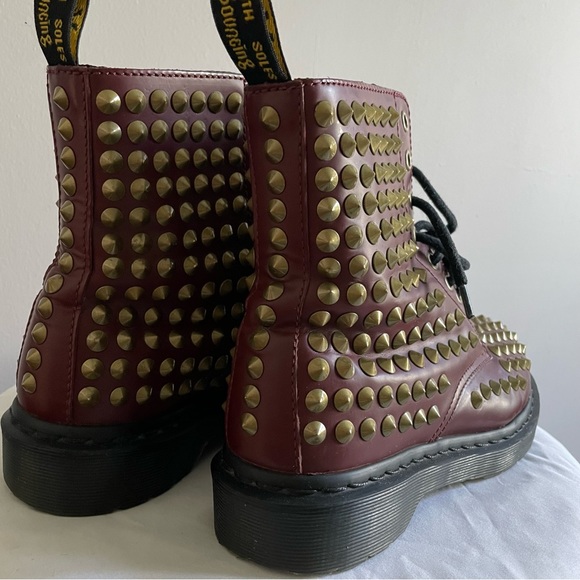 Dr. Martens Cherry Red Spikes - Picture 3 of 11
